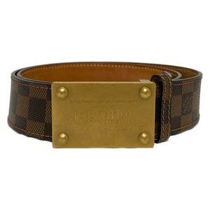 Louis Vuitton Belt Damier Santure En Venture 40mm (1.57in) Damier M6810 Ebene